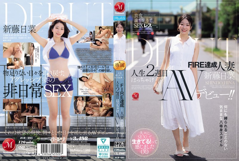 【ドキュメンタリー♡新藤日菜】衣食満ち足りて、SEXレス―。 FIRE達成した人妻≪新藤日菜≫ 人生2週目はっちゃけAVデビュー！！｜jur00695